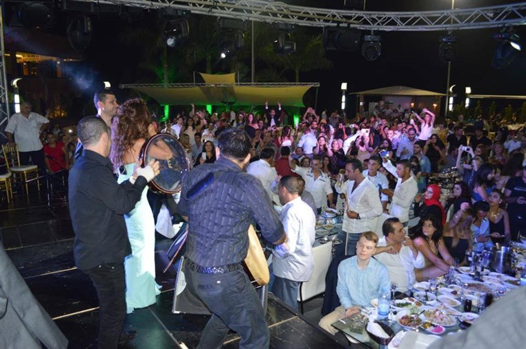 Najwa Karam at Larc Resort 